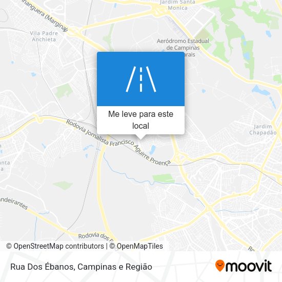 Rua Dos Ébanos mapa