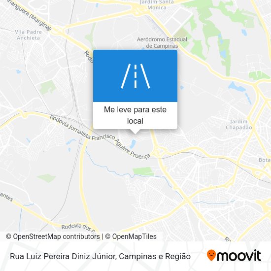 Rua Luiz Pereira Diniz Júnior mapa