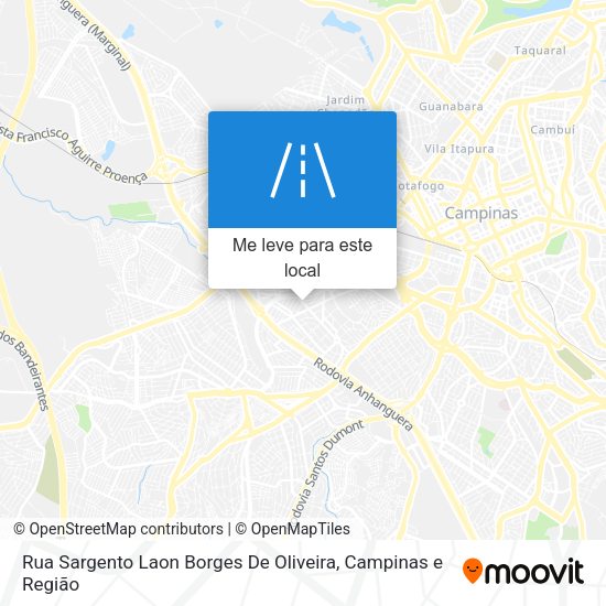 Rua Sargento Laon Borges De Oliveira mapa