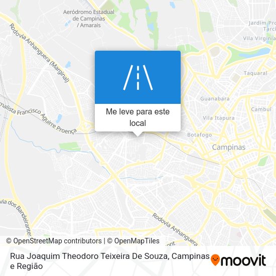 Rua Joaquim Theodoro Teixeira De Souza mapa