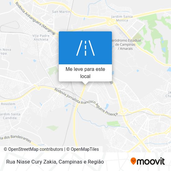 Rua Niase Cury Zakia mapa