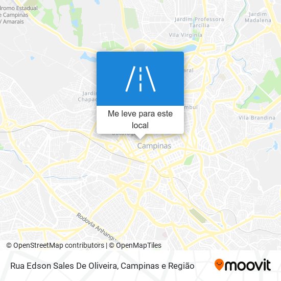 Rua Edson Sales De Oliveira mapa