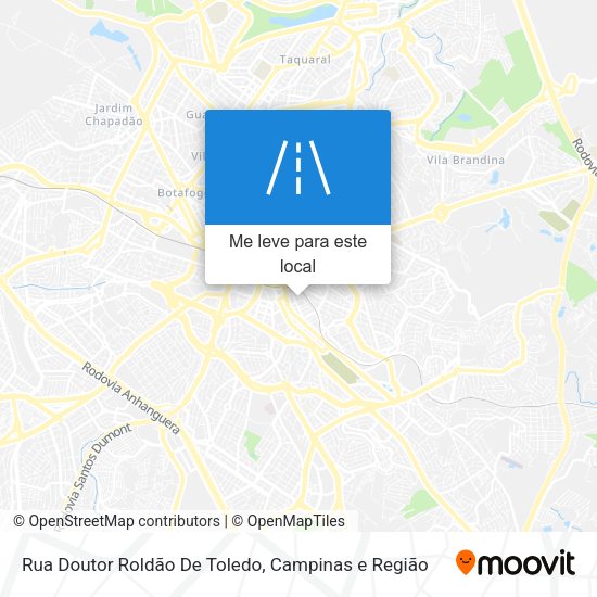 Rua Doutor Roldão De Toledo mapa