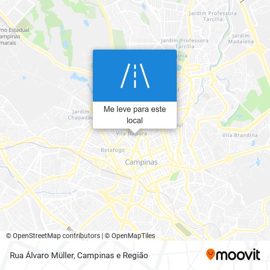 Rua Álvaro Müller mapa