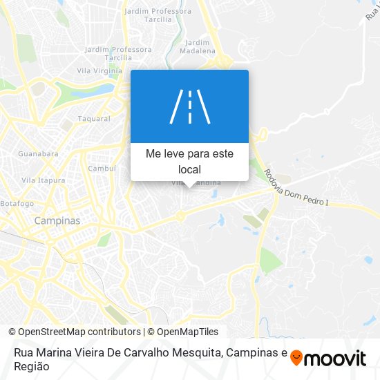 Rua Marina Vieira De Carvalho Mesquita mapa