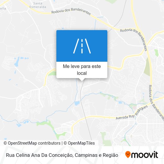 Rua Celina Ana Da Conceição mapa