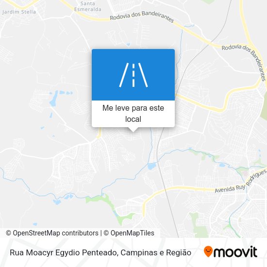 Rua Moacyr Egydio Penteado mapa