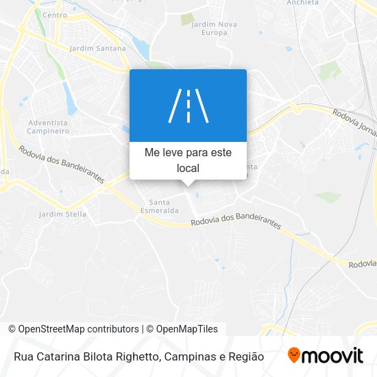 Rua Catarina Bilota Righetto mapa