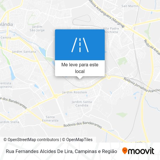 Rua Fernandes Alcides De Lira mapa