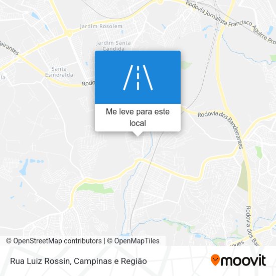 Rua Luiz Rossin mapa