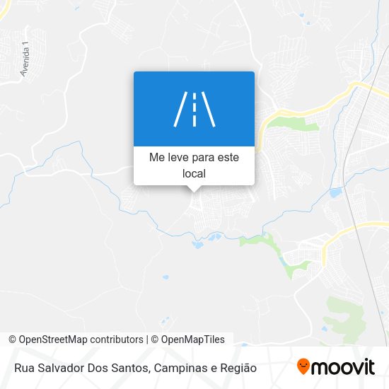 Rua Salvador Dos Santos mapa