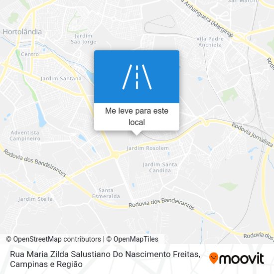 Rua Maria Zilda Salustiano Do Nascimento Freitas mapa