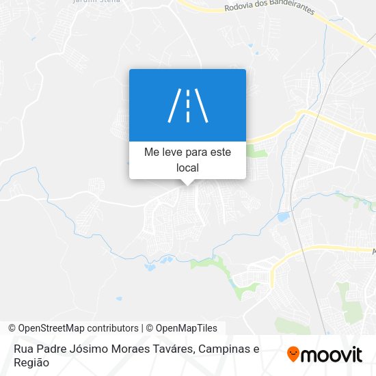 Rua Padre Jósimo Moraes Taváres mapa