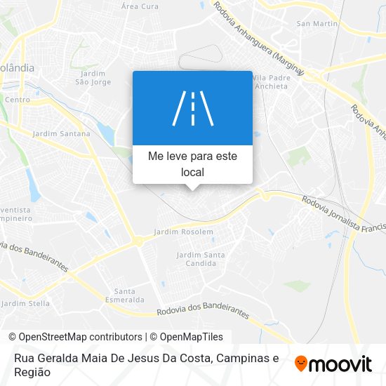 Rua Geralda Maia De Jesus Da Costa mapa