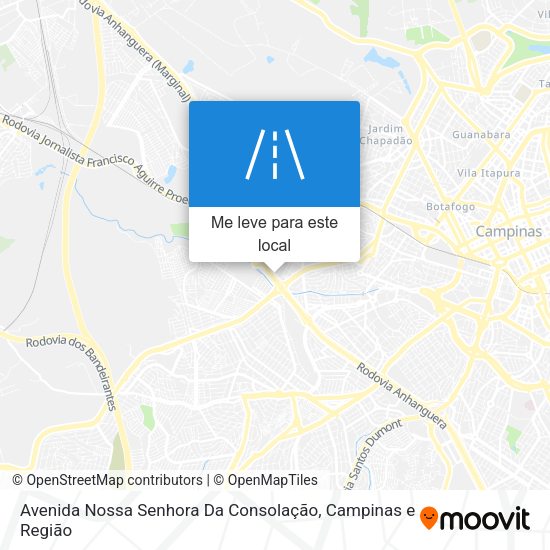 Avenida Nossa Senhora Da Consolação mapa