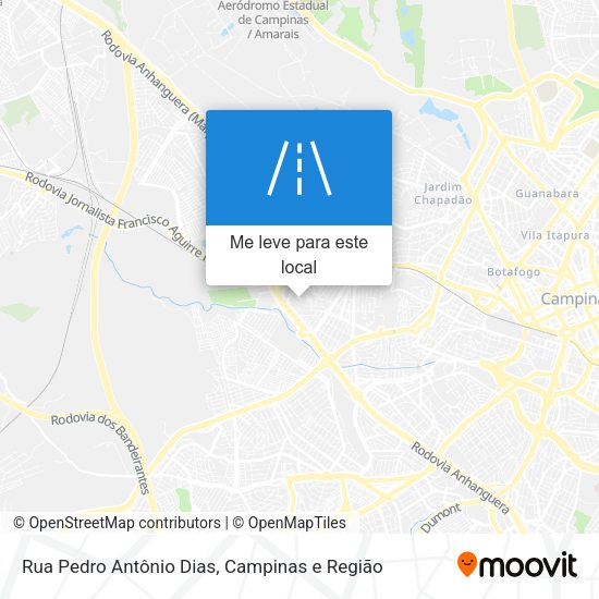 Rua Pedro Antônio Dias mapa