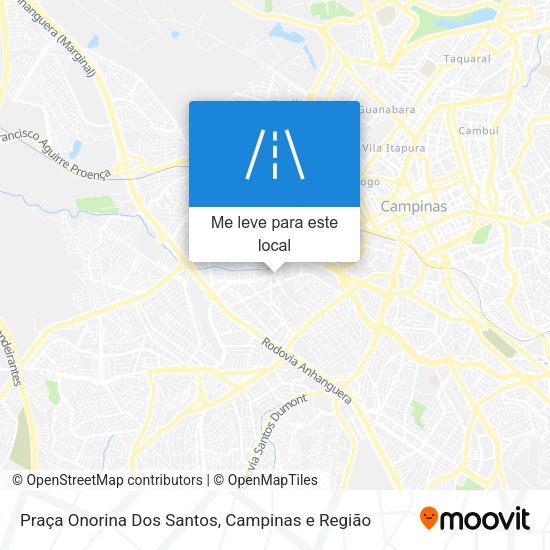 Praça Onorina Dos Santos mapa