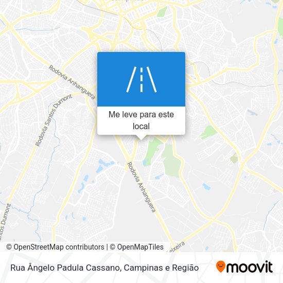 Rua Ângelo Padula Cassano mapa