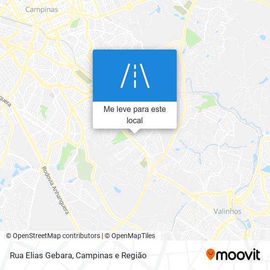 Rua Elias Gebara mapa