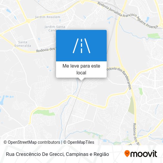 Rua Crescêncio De Grecci mapa