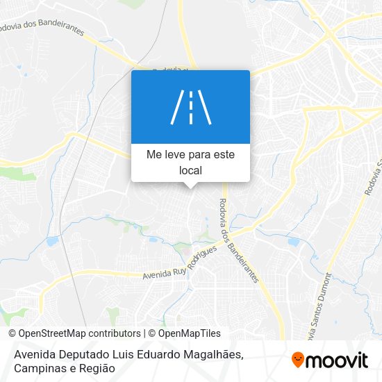 Avenida Deputado Luis Eduardo Magalhães mapa