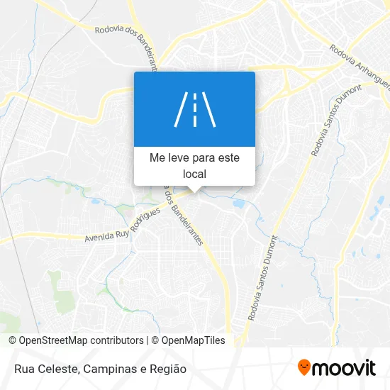 Rua Celeste mapa