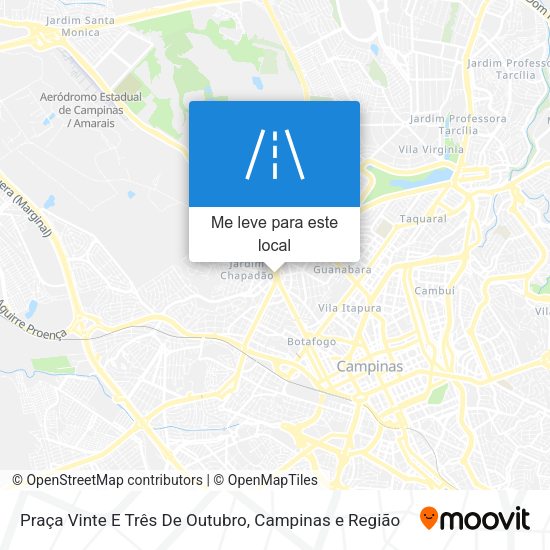 Praça Vinte E Três De Outubro mapa