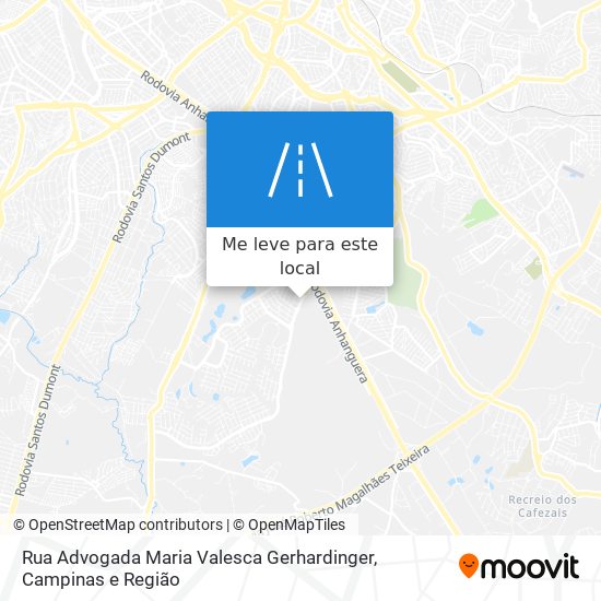 Rua Advogada Maria Valesca Gerhardinger mapa