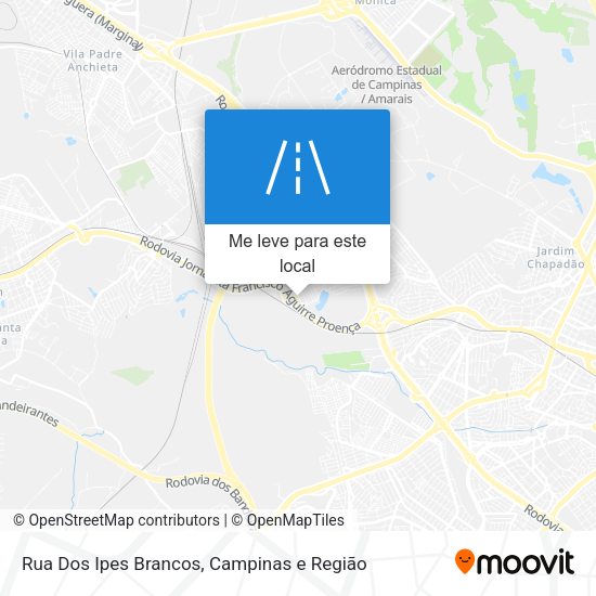 Rua Dos Ipes Brancos mapa