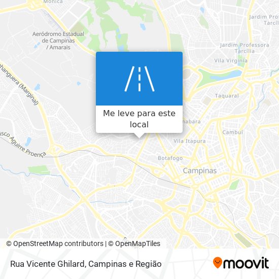 Rua Vicente Ghilard mapa