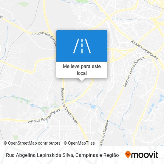 Rua Abgelina Lepinskida Silva mapa