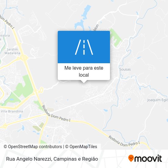 Rua Angelo Narezzi mapa