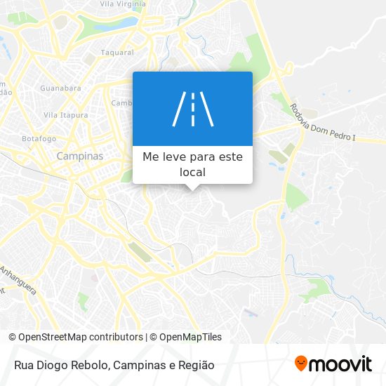 Rua Diogo Rebolo mapa