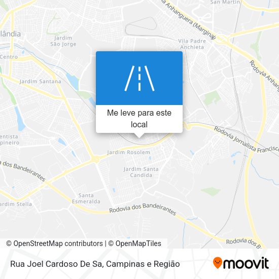 Rua Joel Cardoso De Sa mapa