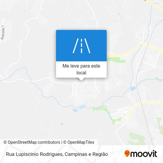 Rua Lupiscinio Rodrigues mapa