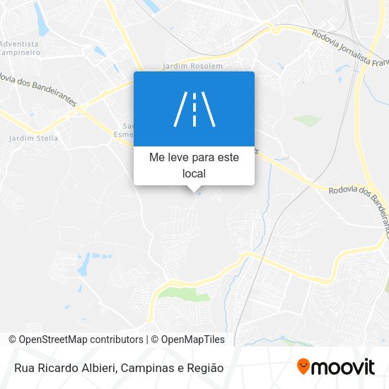 Rua Ricardo Albieri mapa