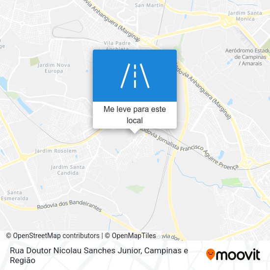 Rua Doutor Nicolau Sanches Junior mapa