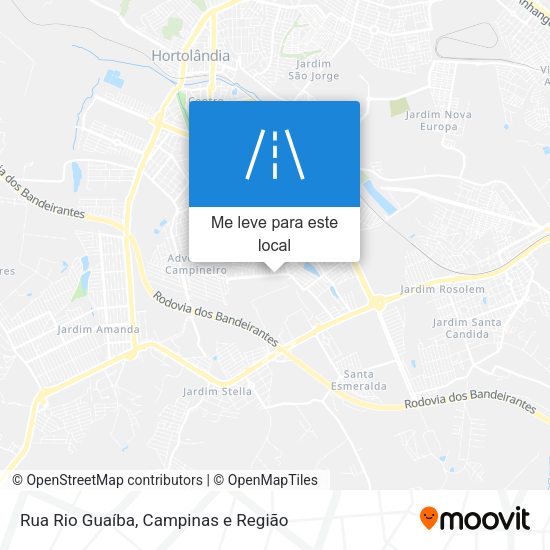 Rua Rio Guaíba mapa