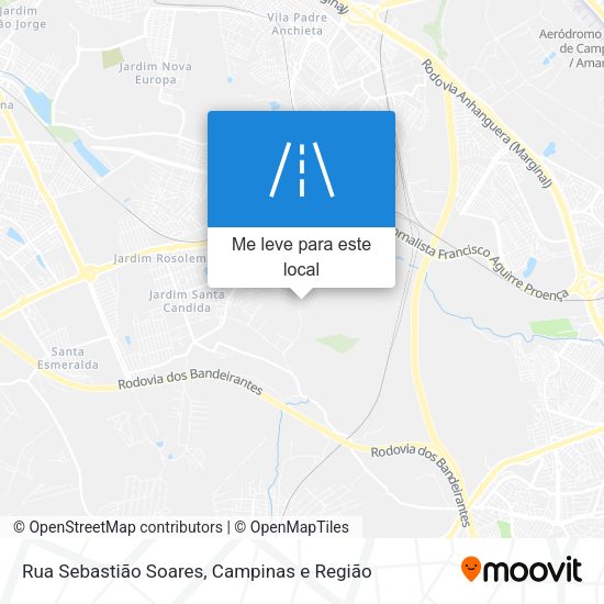 Rua Sebastião Soares mapa