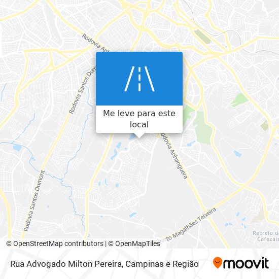 Rua Advogado Milton Pereira mapa