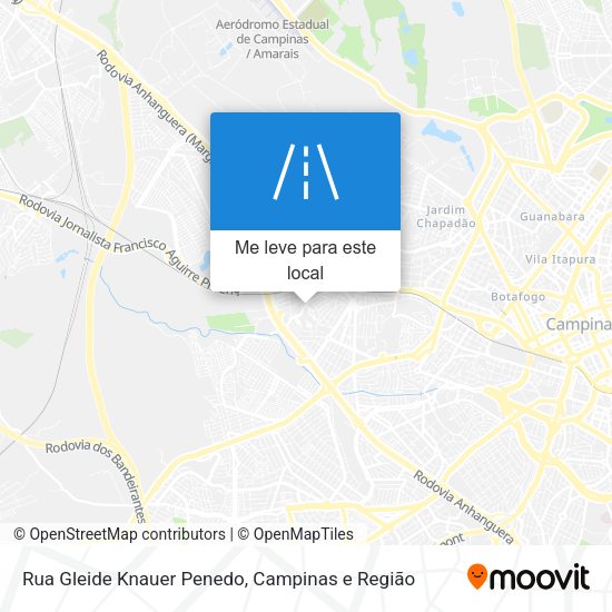 Rua Gleide Knauer Penedo mapa