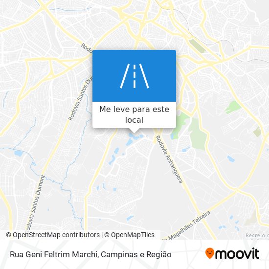 Rua Geni Feltrim Marchi mapa