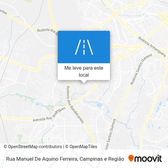 Rua Manuel De Aquino Ferreira mapa