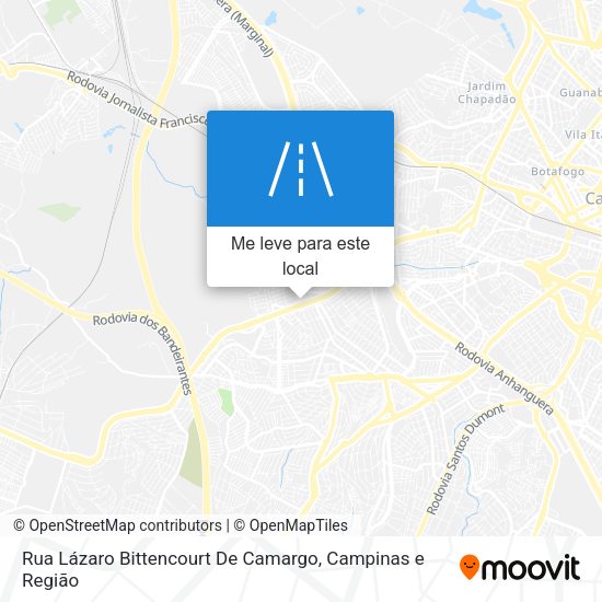 Rua Lázaro Bittencourt De Camargo mapa