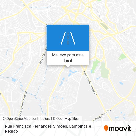 Rua Francisca Fernandes Simoes mapa
