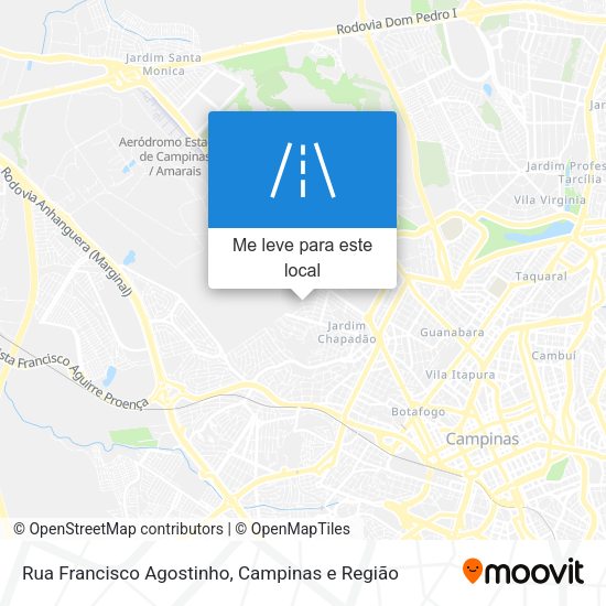 Rua Francisco Agostinho mapa