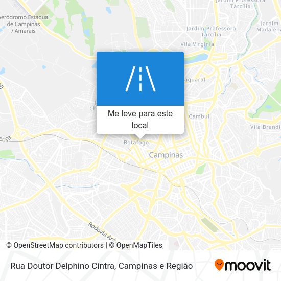 Rua Doutor Delphino Cintra mapa