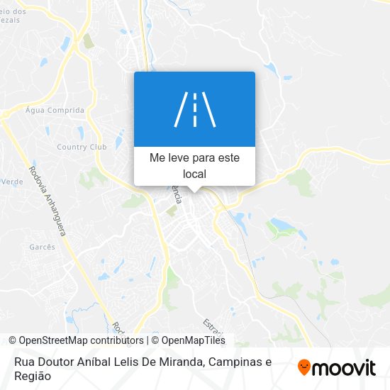 Rua Doutor Aníbal Lelis De Miranda mapa