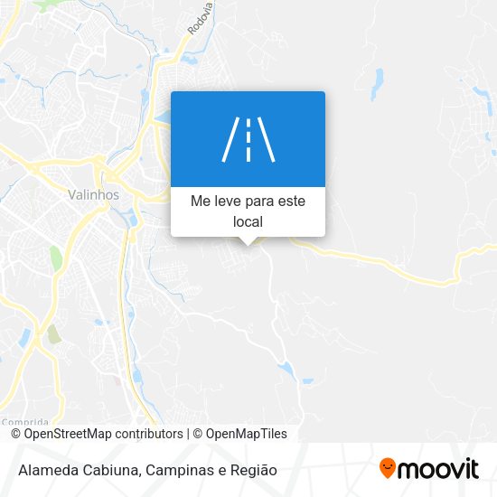 Alameda Cabiuna mapa