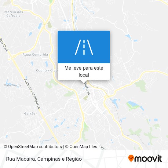 Rua Macaira mapa